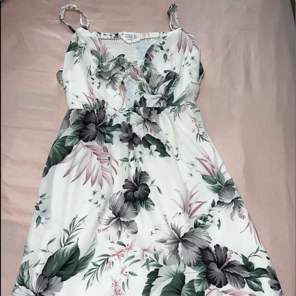 Never worn just tried on flower dress